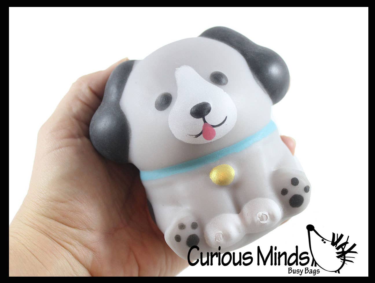 1 Soft Dog Animal Stress Ball - Sensory Fidget Stress Toy