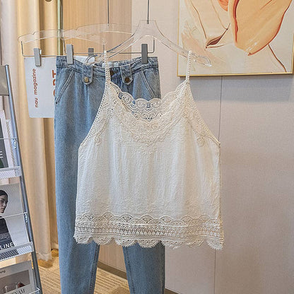 Funkyrel® Atzbranding Limited - Vintage Embroidered Lace Camisole