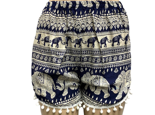 Rising International Inc -  Fringe Ball Elephant Summer Shorts KTY1