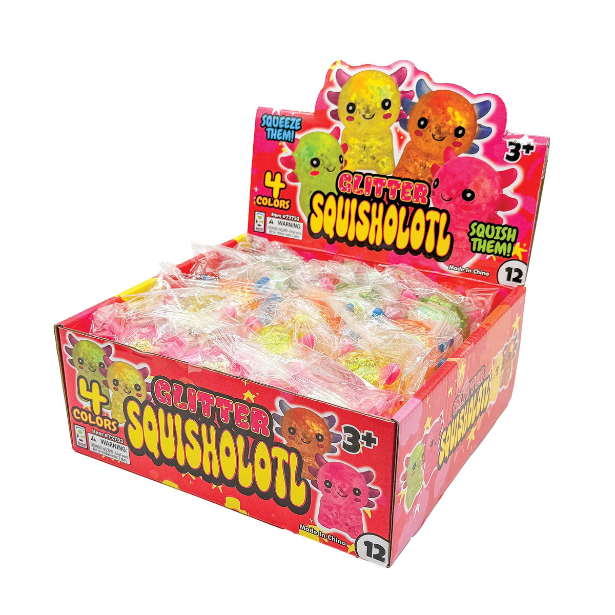Geddes - GLITTER SQUISHOLOTL TOY     12/DSP