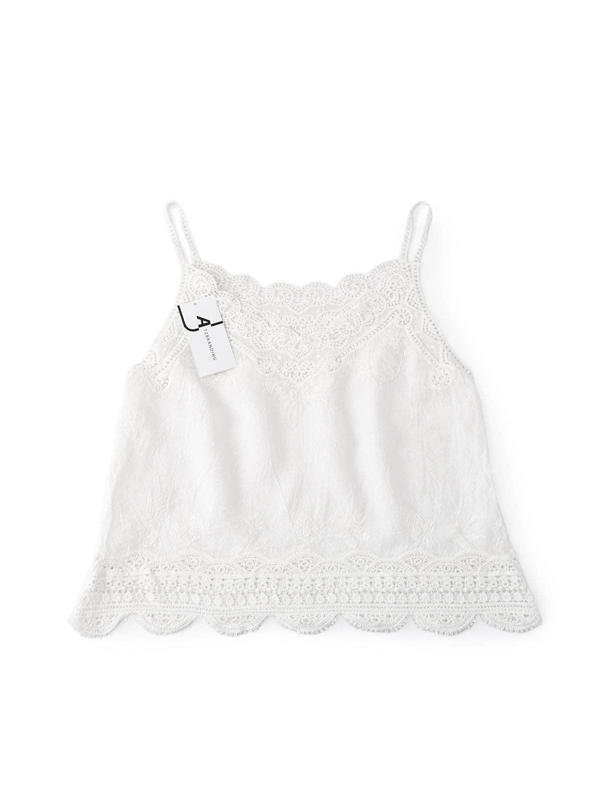 Funkyrel® Atzbranding Limited - Vintage Embroidered Lace Camisole