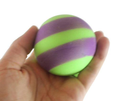 Striped Soft Doh Filled 2.5" Stress Ball - 1PC
