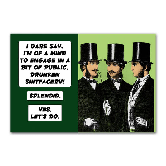 Drunken Shitfacery Magnet