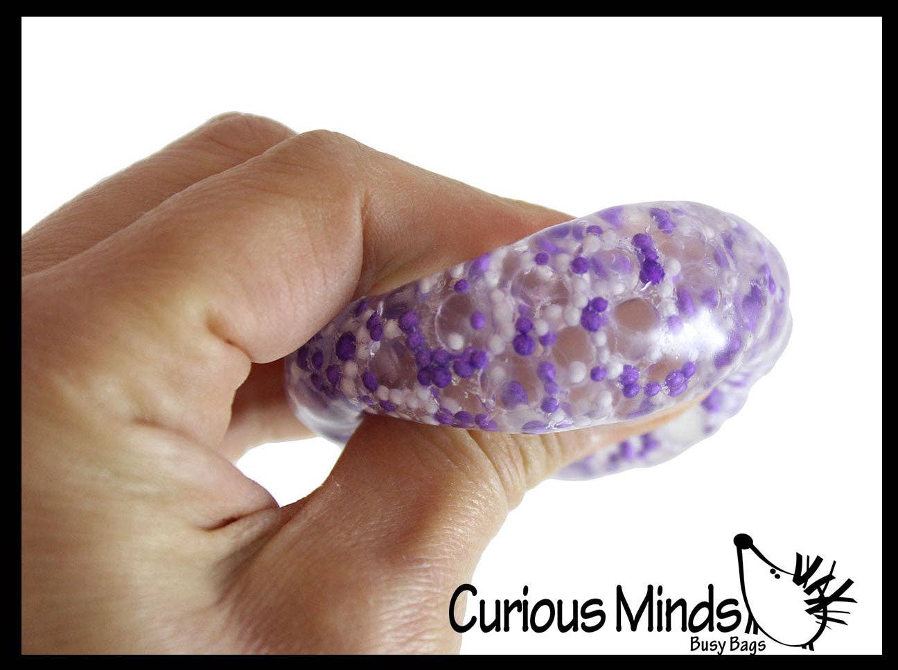 Small 1.5" Confetti Bead Ball Set with Thick Gel.  1 Set