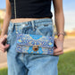 Umays Boho - Rug Design Crossbody Bag, Boho Shoulder Bag