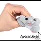 1 Soft Velvet Flocked Chubby Hamster Slow Rise Foam Squishy