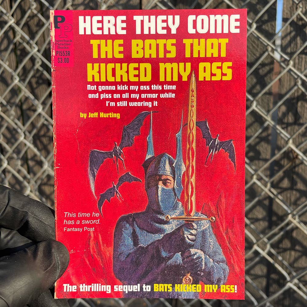 Here They Come: The Bats That Kicked My Ass Postcard