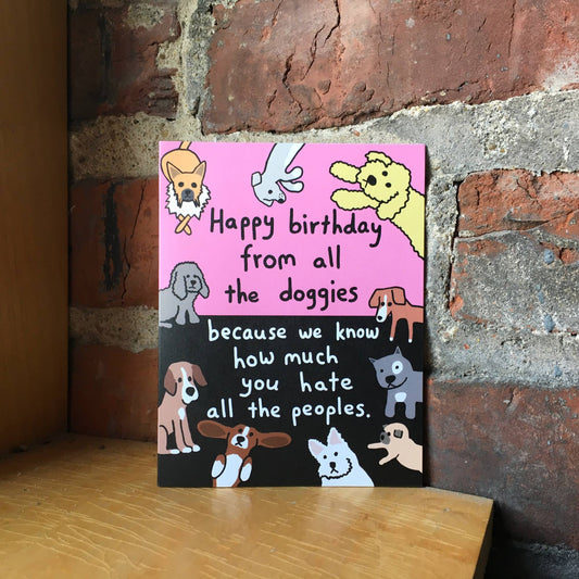 Happy Birthday From All The Doggies