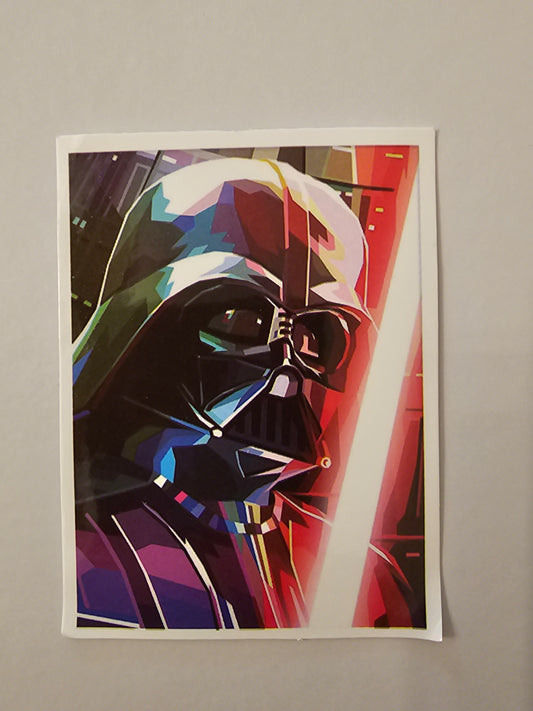 Rectangular Darth Sticker