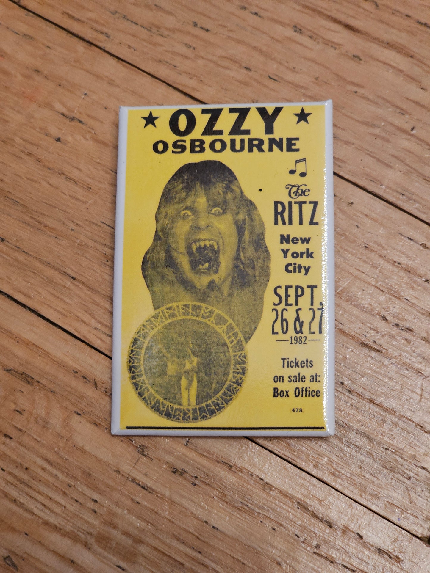 Showprint  Concert Poster Buttons 1.75" x 2.75"