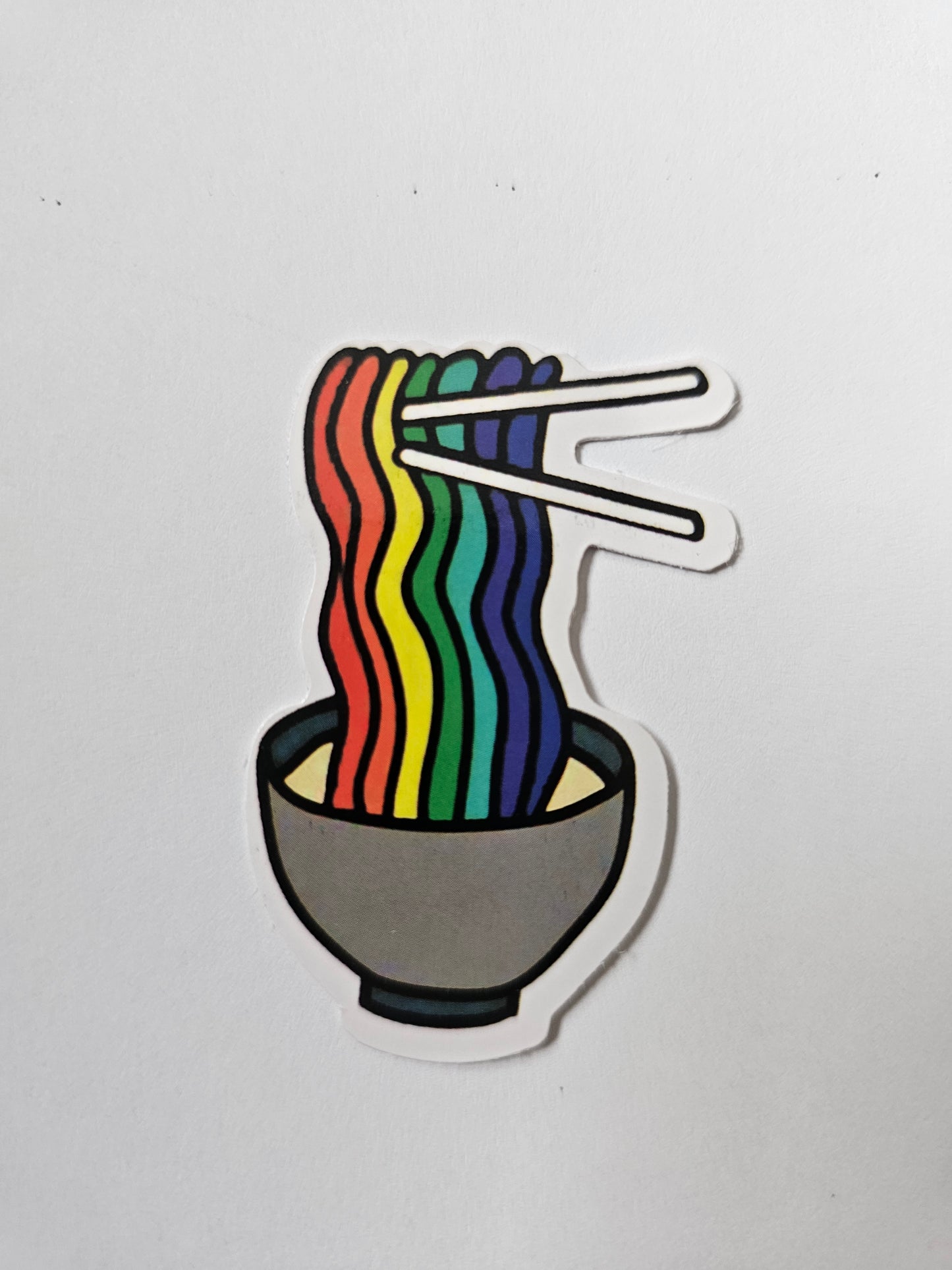 Rainbow Noodles Sticker