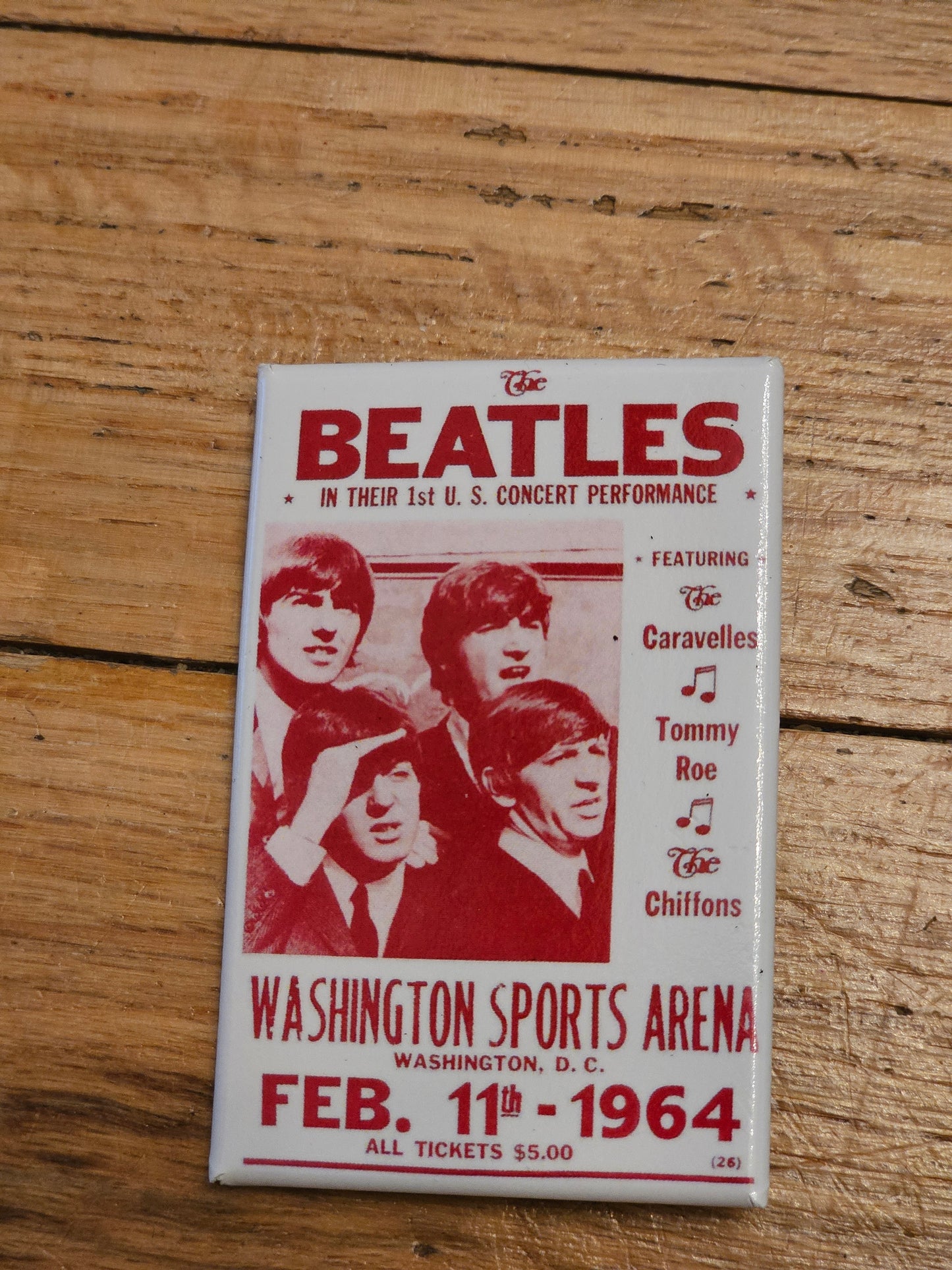 Showprint  Concert Poster Buttons 1.75" x 2.75"