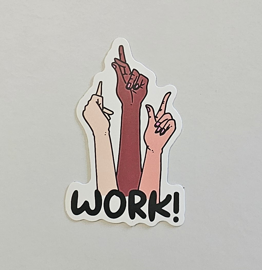 Work Sticker