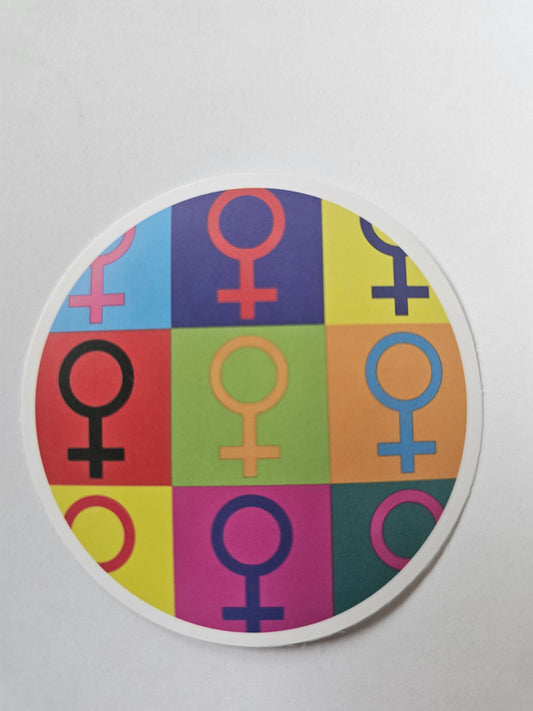 Female symbols Sticker