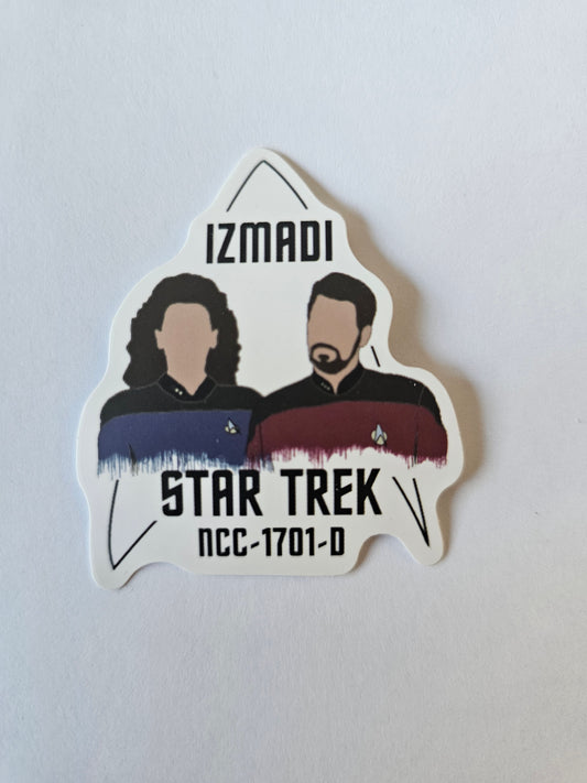 Star Trek Izmadi Sticker