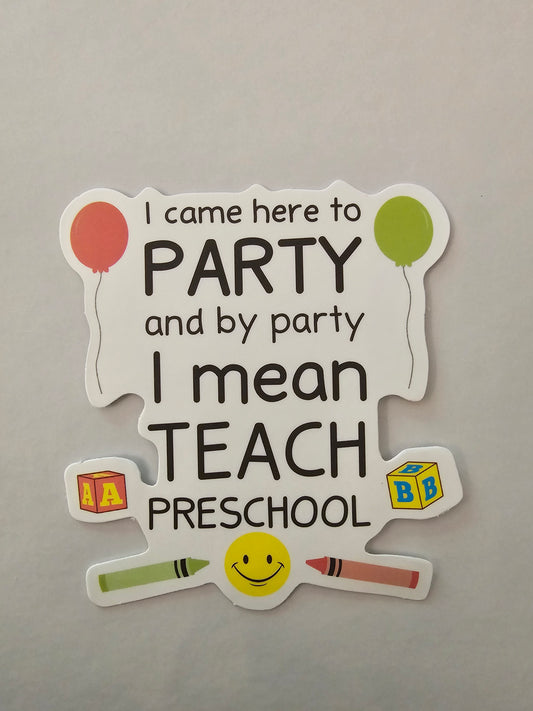 Preschool Sticker