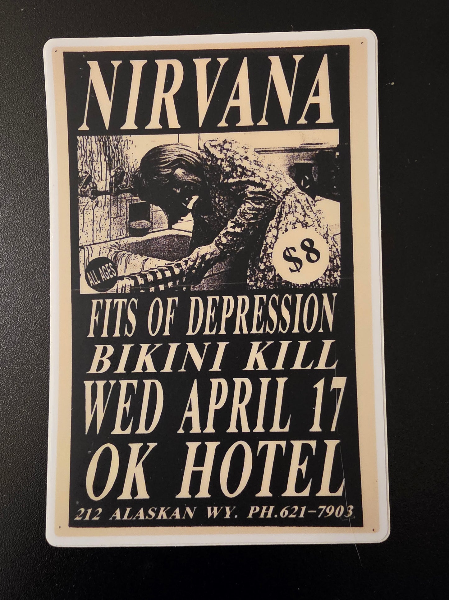 Nirvana Jumbo Sticker