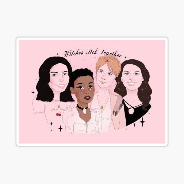 Witches Stick Together Sticker