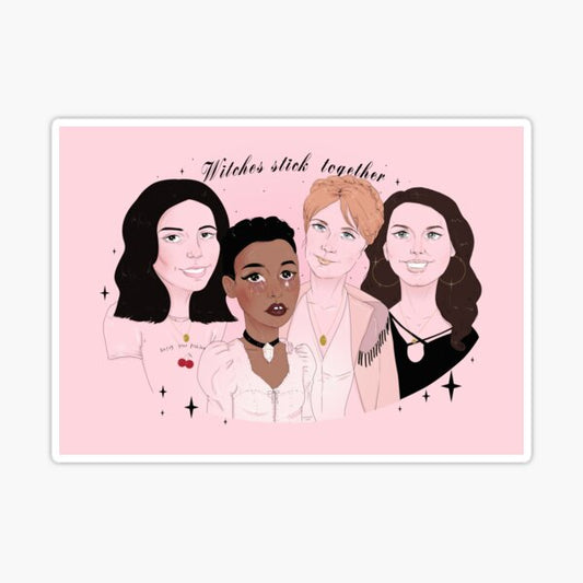Witches Stick Together Sticker