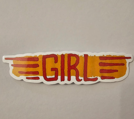 Girl Sticker