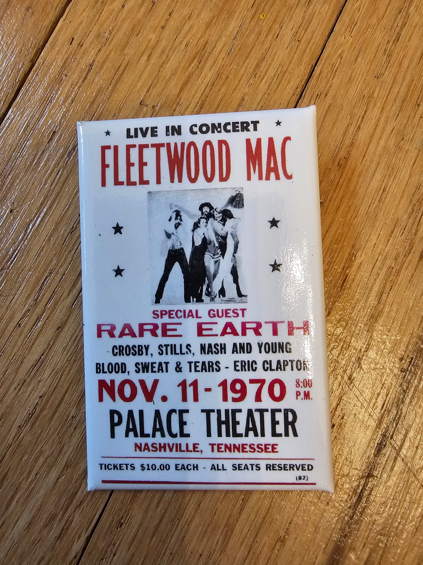 Showprint  Concert Poster Buttons 1.75" x 2.75"