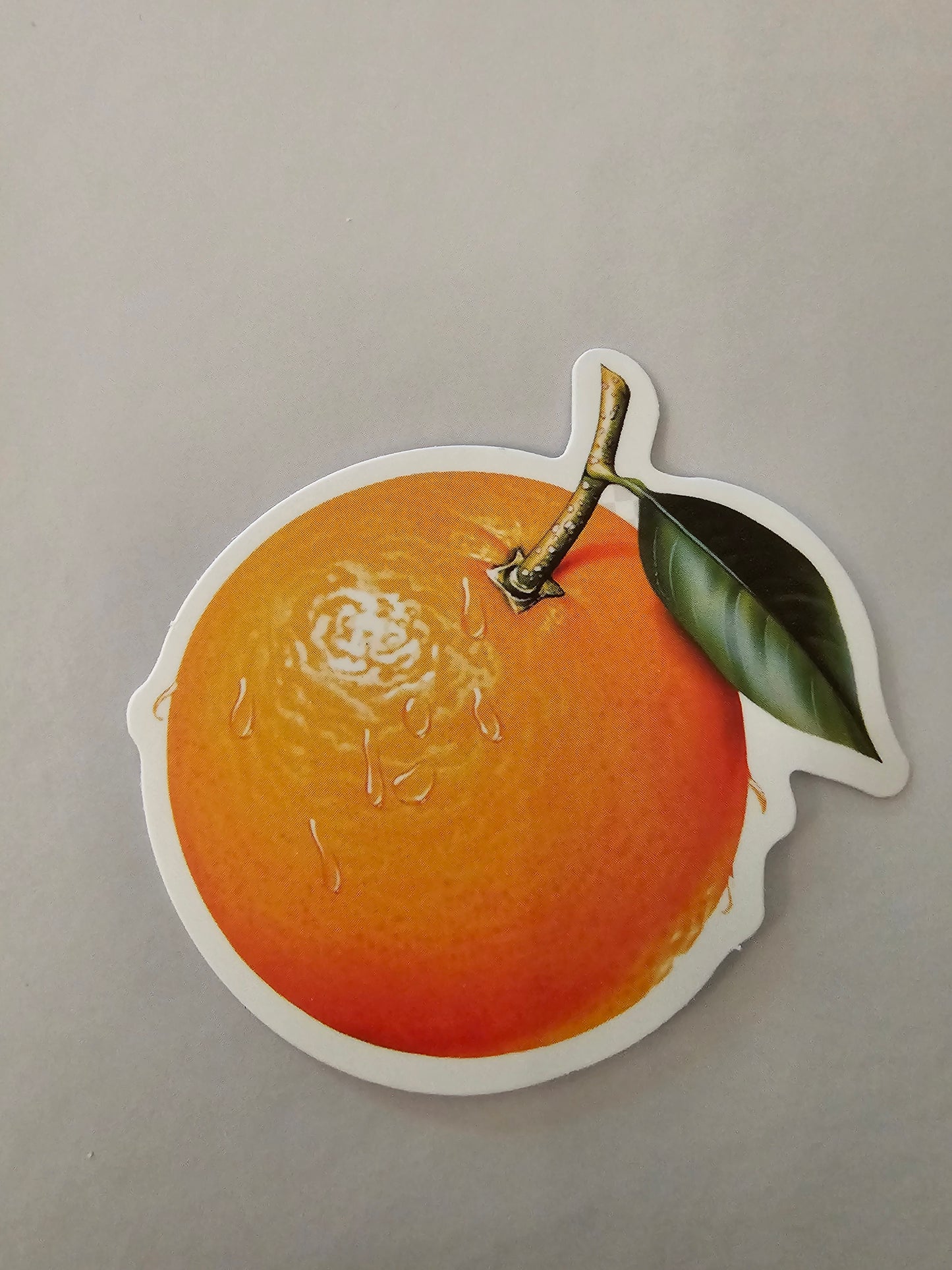 Orange sticker