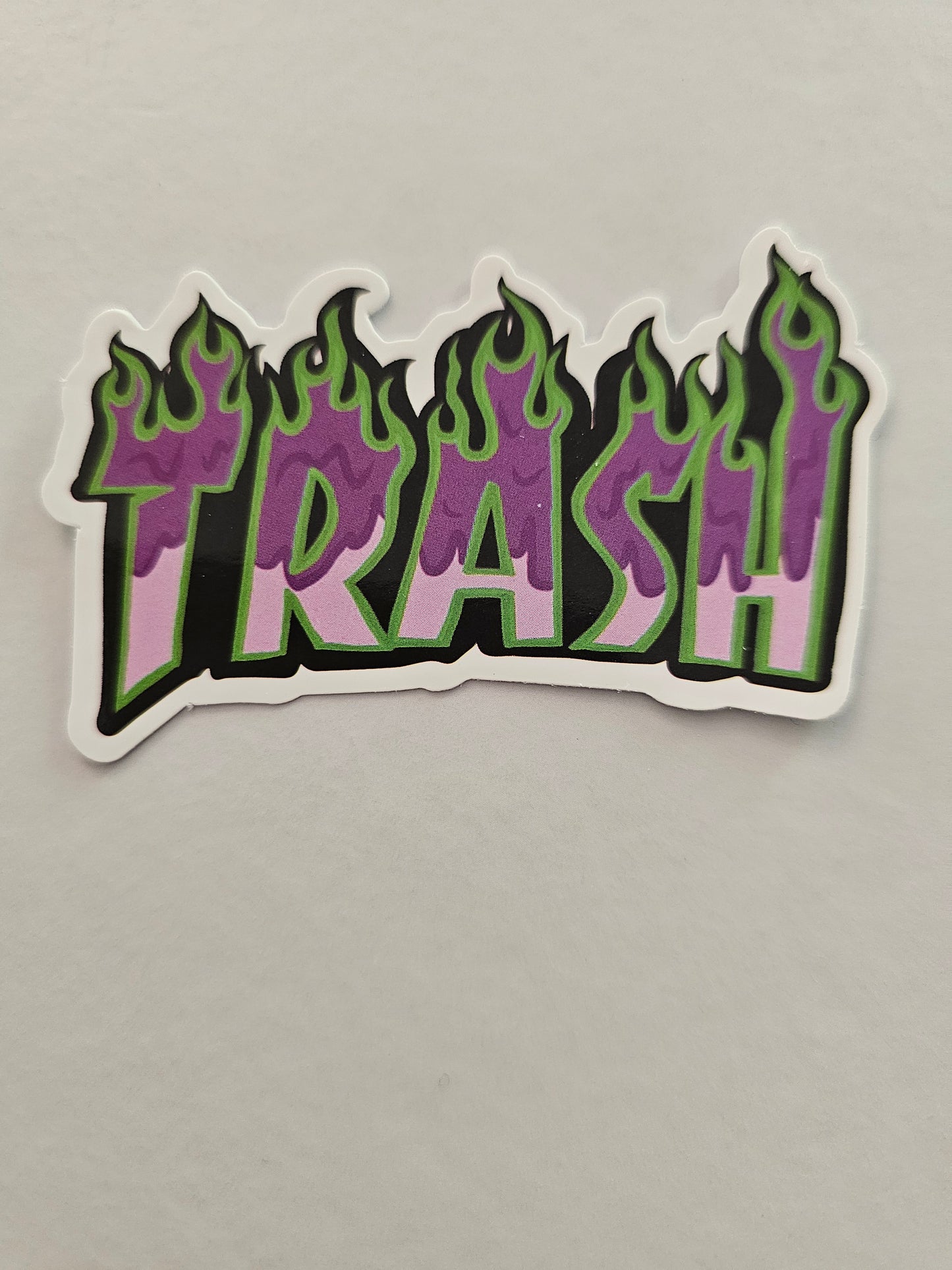 Trash Sticker