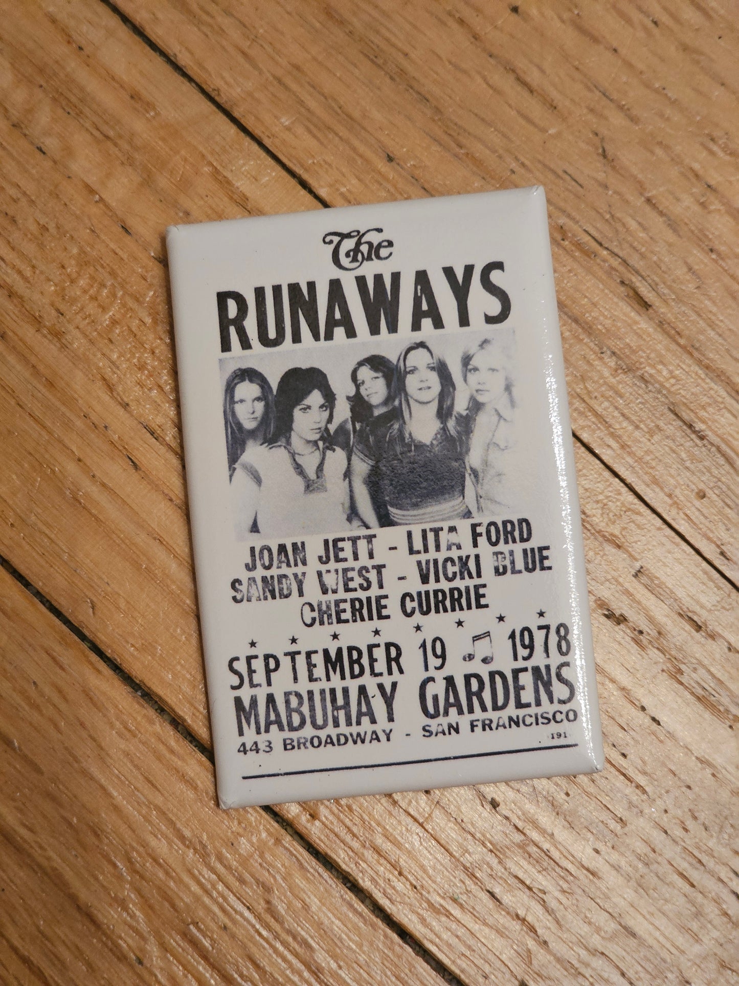 Showprint  Concert Poster Buttons 1.75" x 2.75"