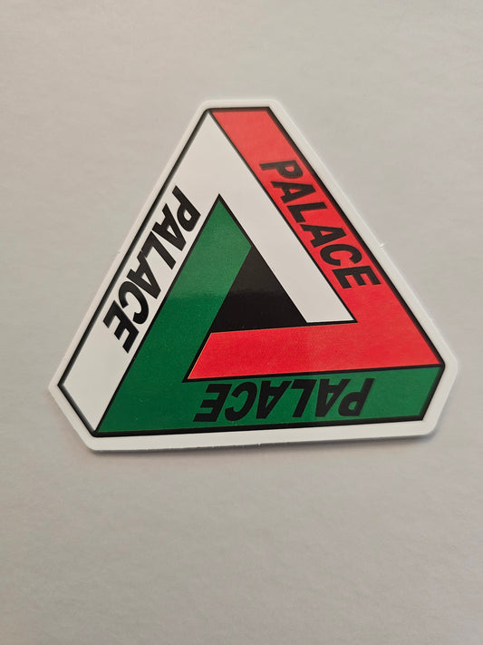 Palace Red Green Sticker