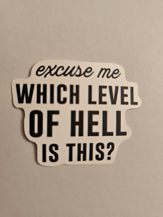 Level of Hell Sticker