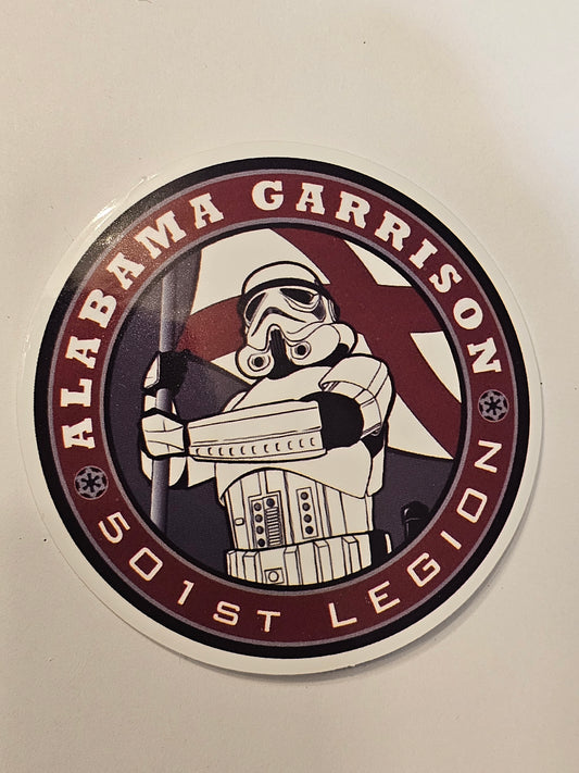Alabama Garrison Sticker