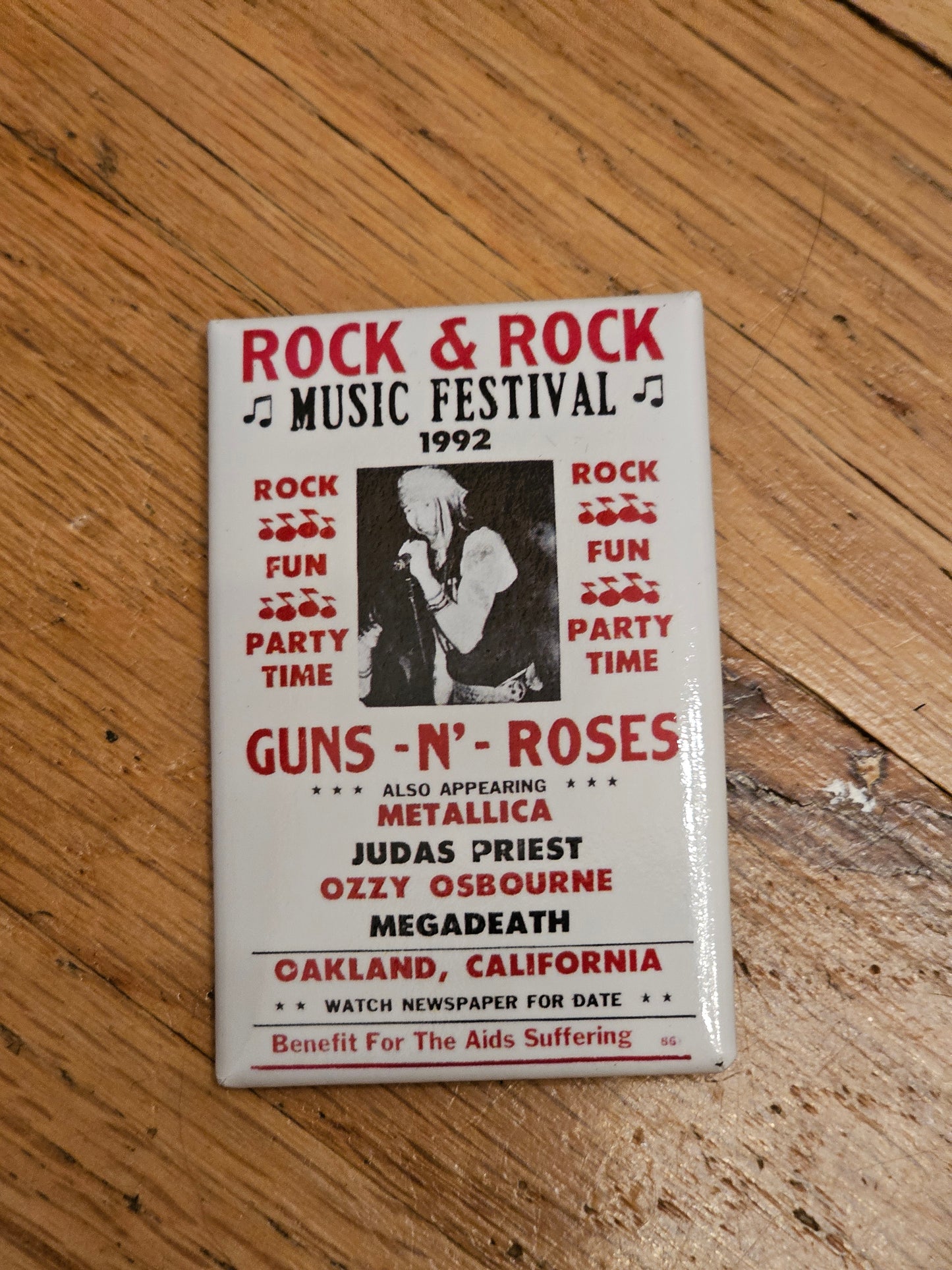 Showprint  Concert Poster Buttons 1.75" x 2.75"