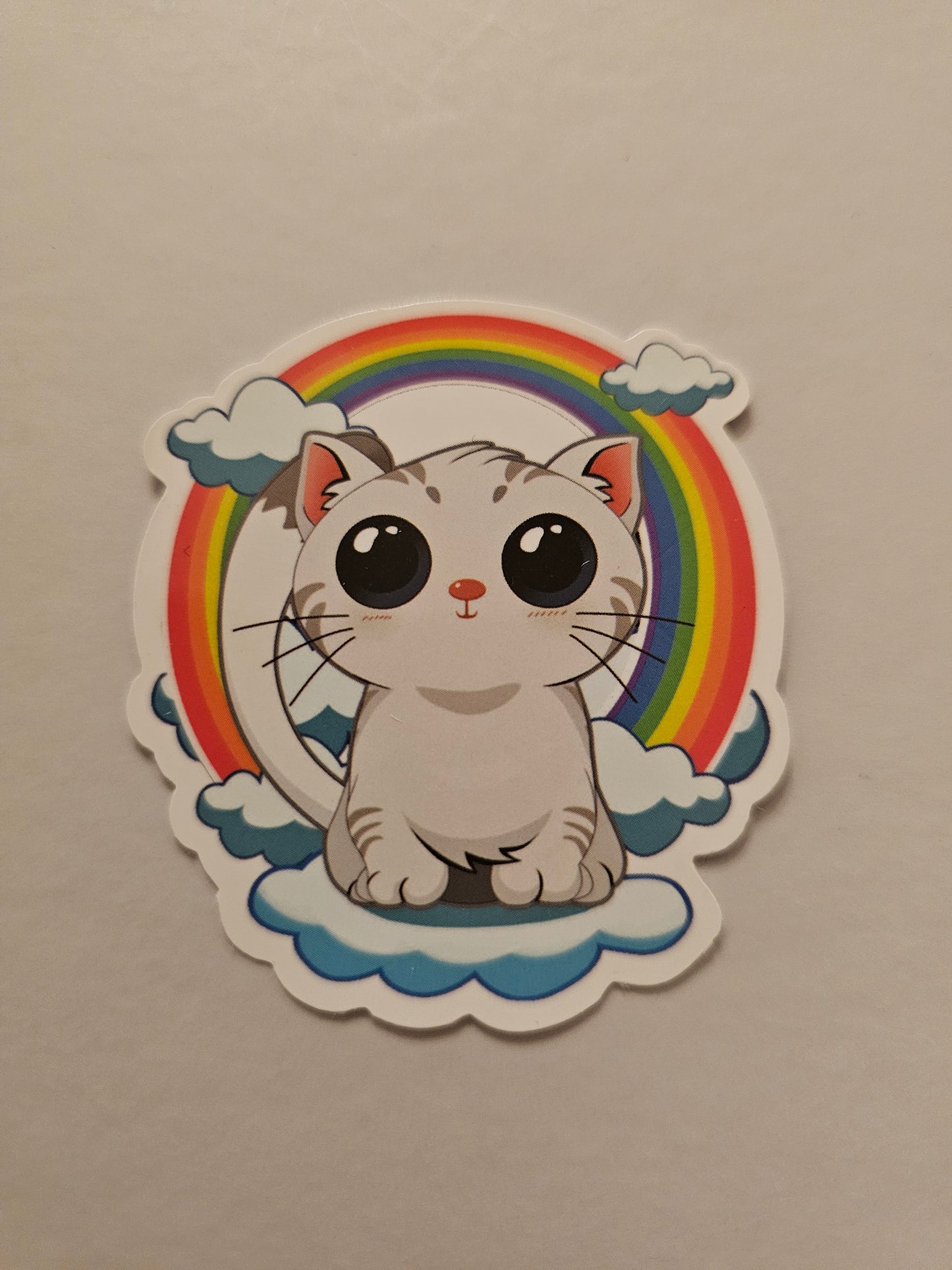 Rainbow Kitten Sticker