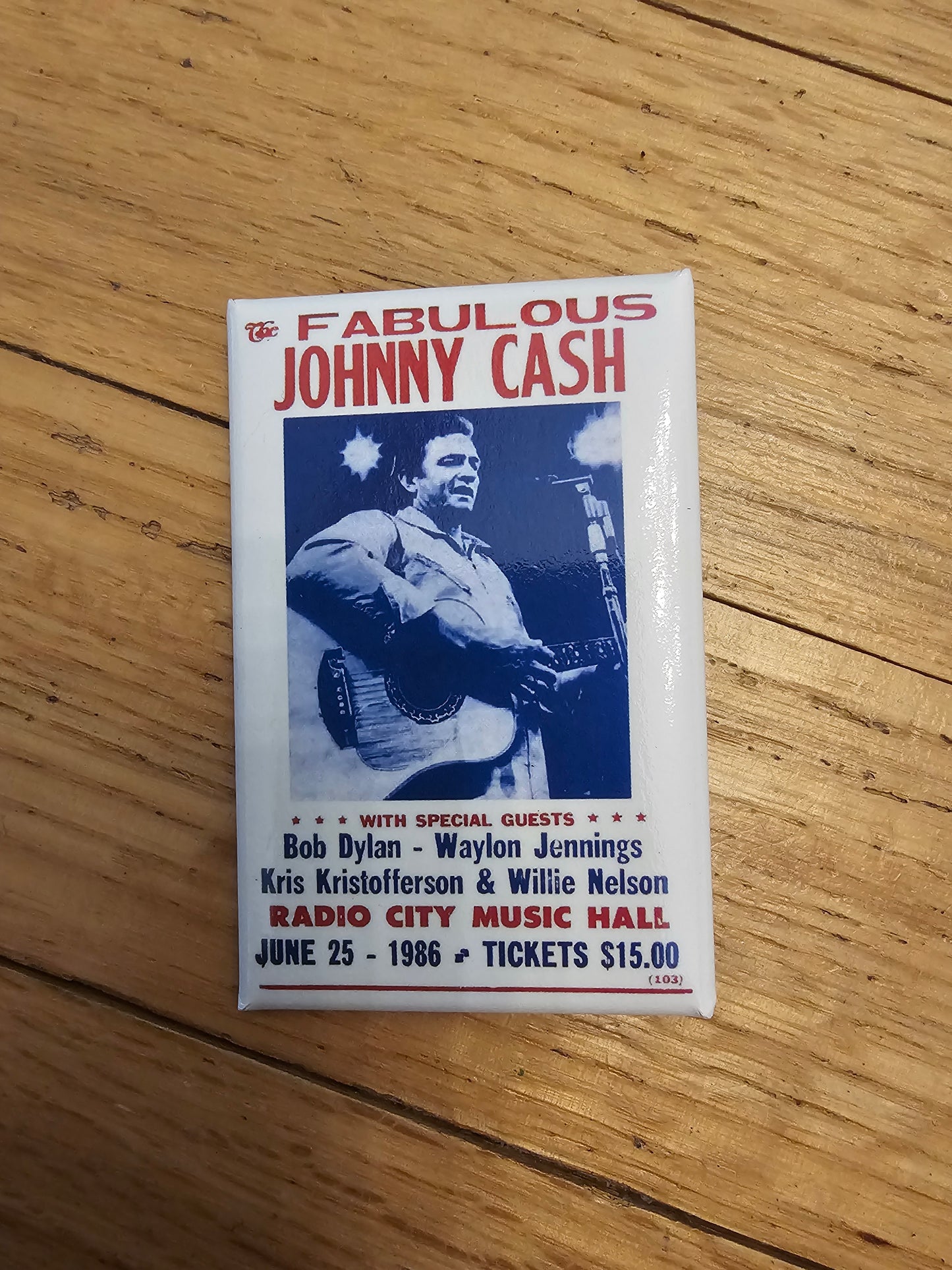 Showprint  Concert Poster Buttons 1.75" x 2.75"