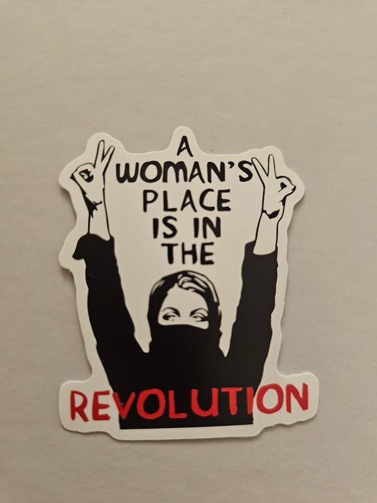 A Woman's Place Sticker