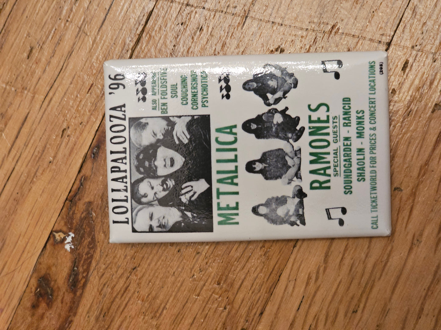 Showprint  Concert Poster Buttons 1.75" x 2.75"