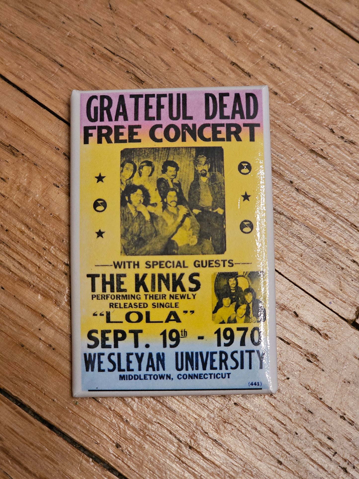 Showprint  Concert Poster Buttons 1.75" x 2.75"