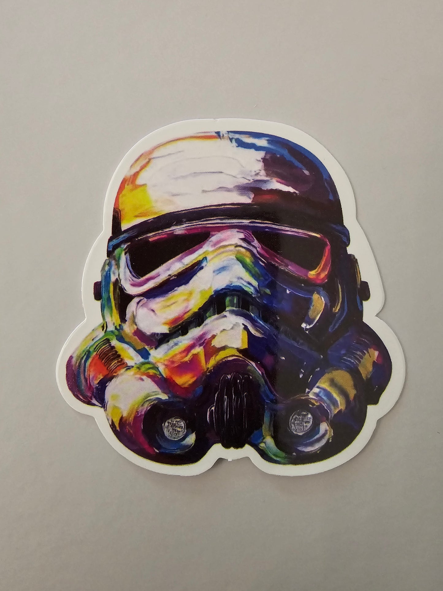 Stormtrooper Helmet Painted Sticker