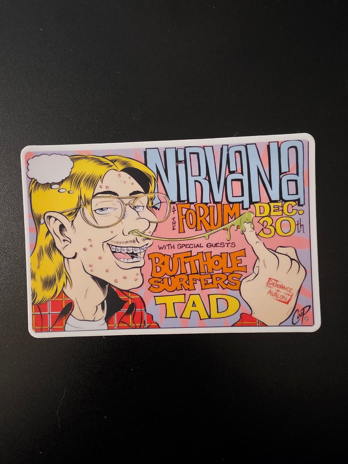 Nirvana Jumbo Sticker