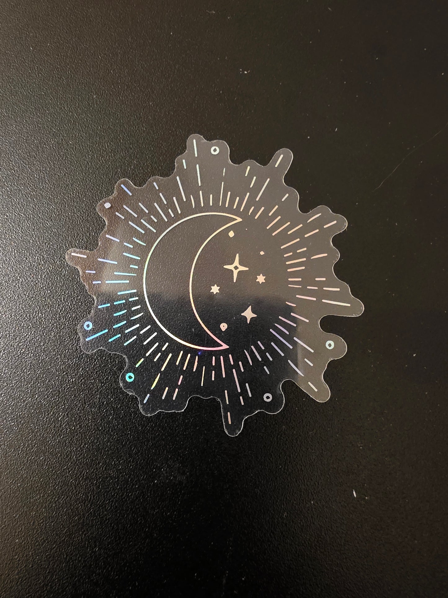 Transparent Moon Sticker