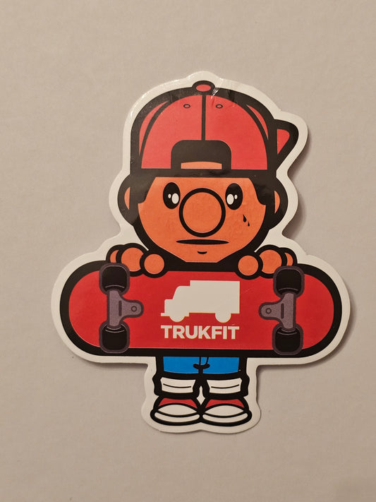 Truckfit  Skateboarding Sticker