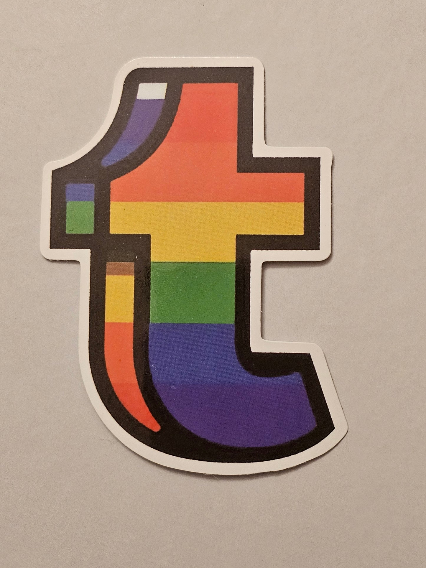 Tumblr Rainbow Sticker
