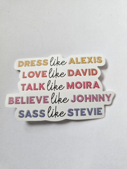 Schitt's Creek Sticker