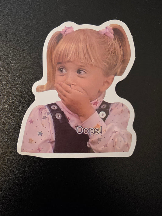 Oops Sticker