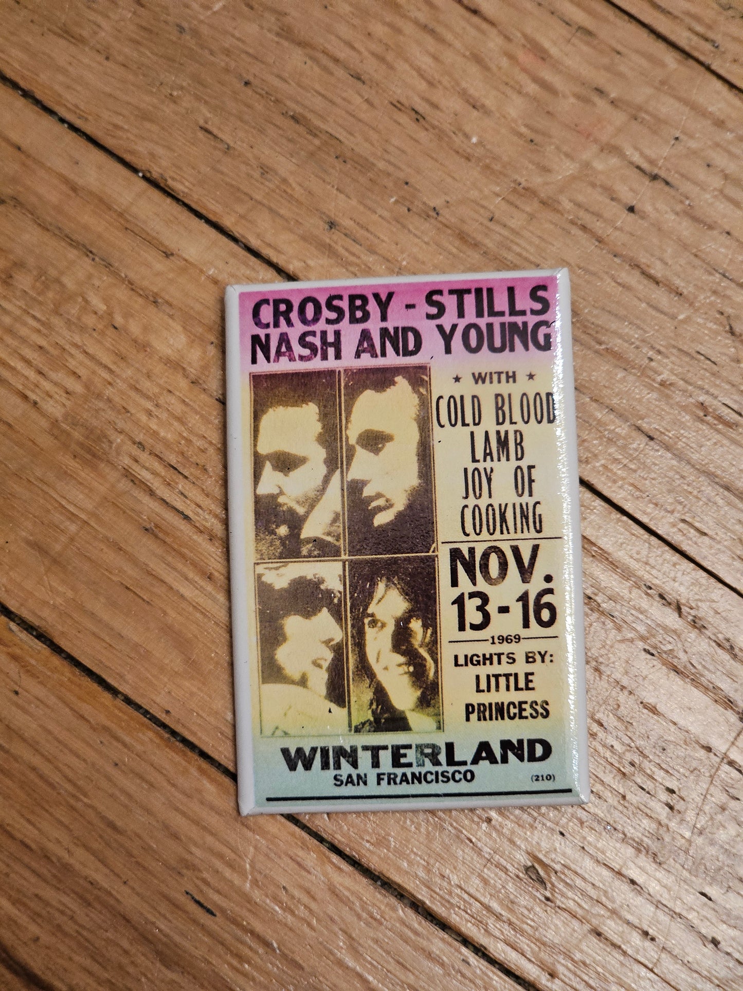 Showprint  Concert Poster Buttons 1.75" x 2.75"