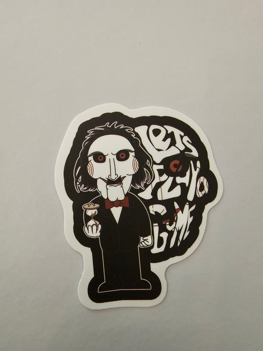 Let's Play A Game Sticker