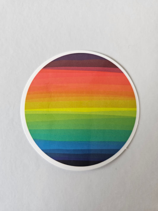 Rainbow Circle Sticker