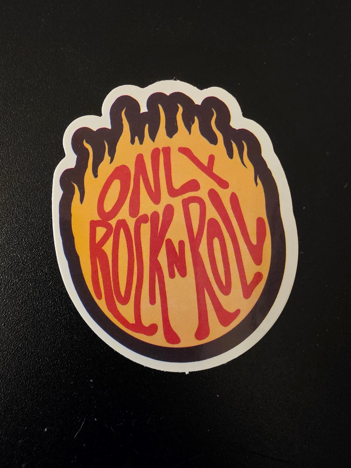 Only Rock and Roll Sticker