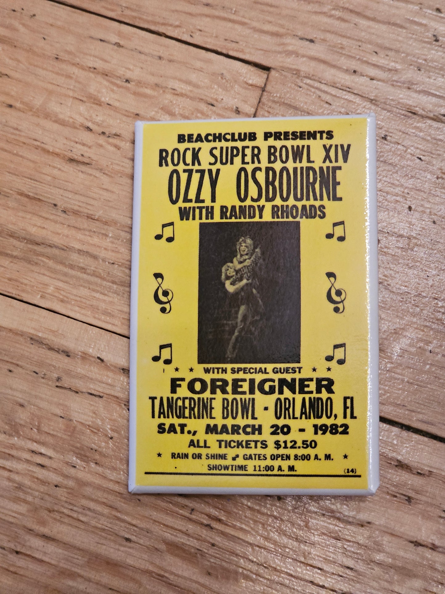 Showprint  Concert Poster Buttons 1.75" x 2.75"