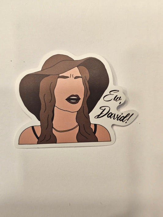 Ew David Sticker